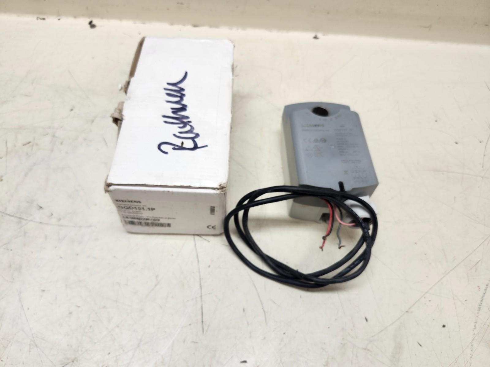 2-10 VDC Modulating Spring Return Electric Damper Actuator GQD151.1P