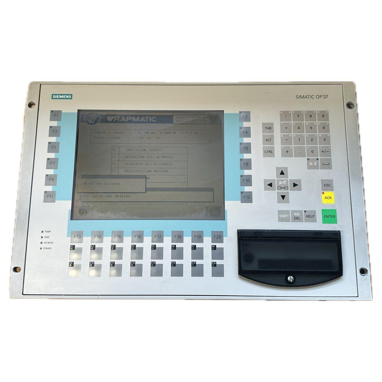 BJ228 Control Panel OP37 6AV3637-1LL00-0BX0 6AV3 637-1LL00-0BX0