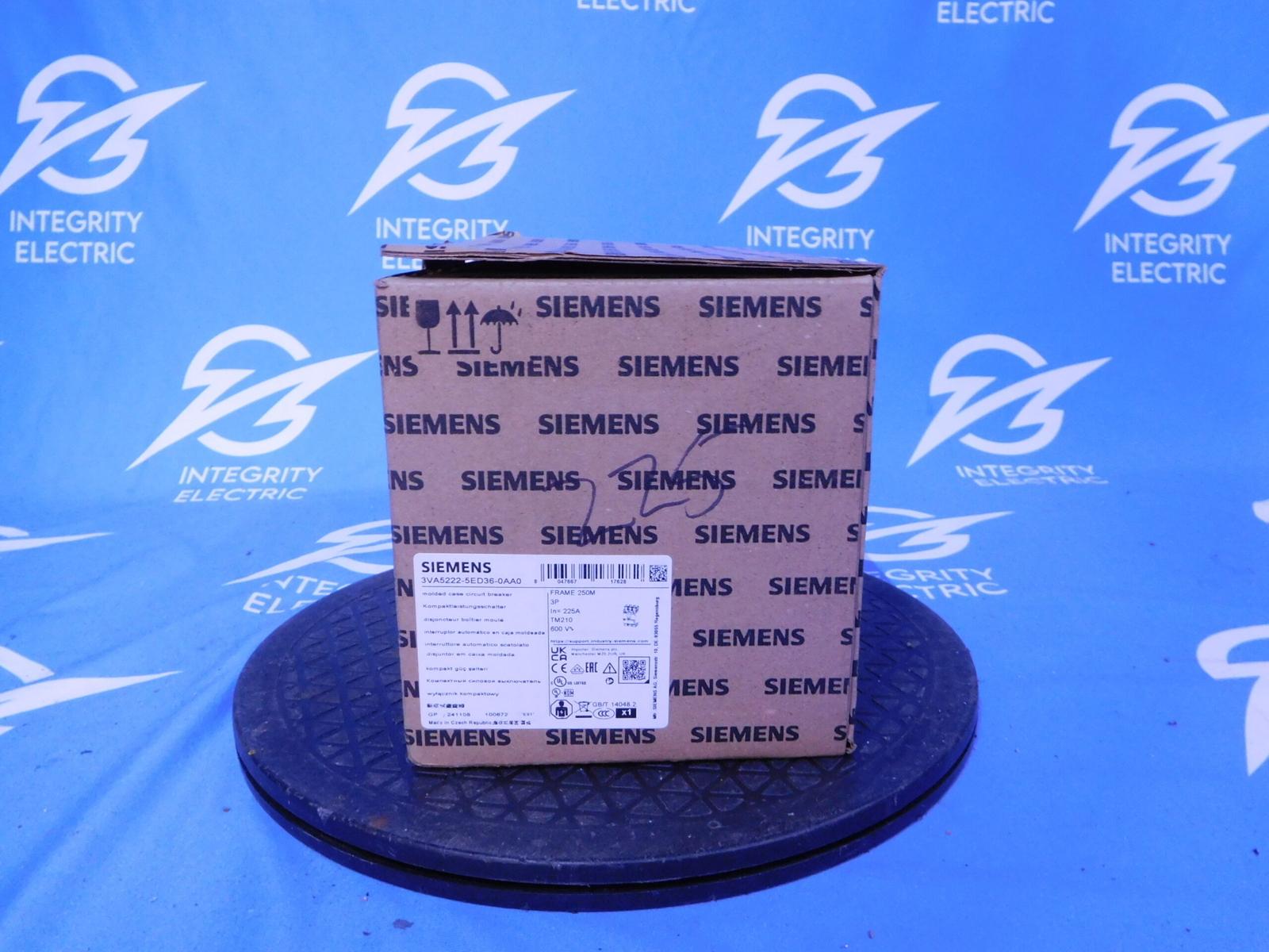 3VA5222-5ED36-0AA0 225A Pole Circuit Breaker