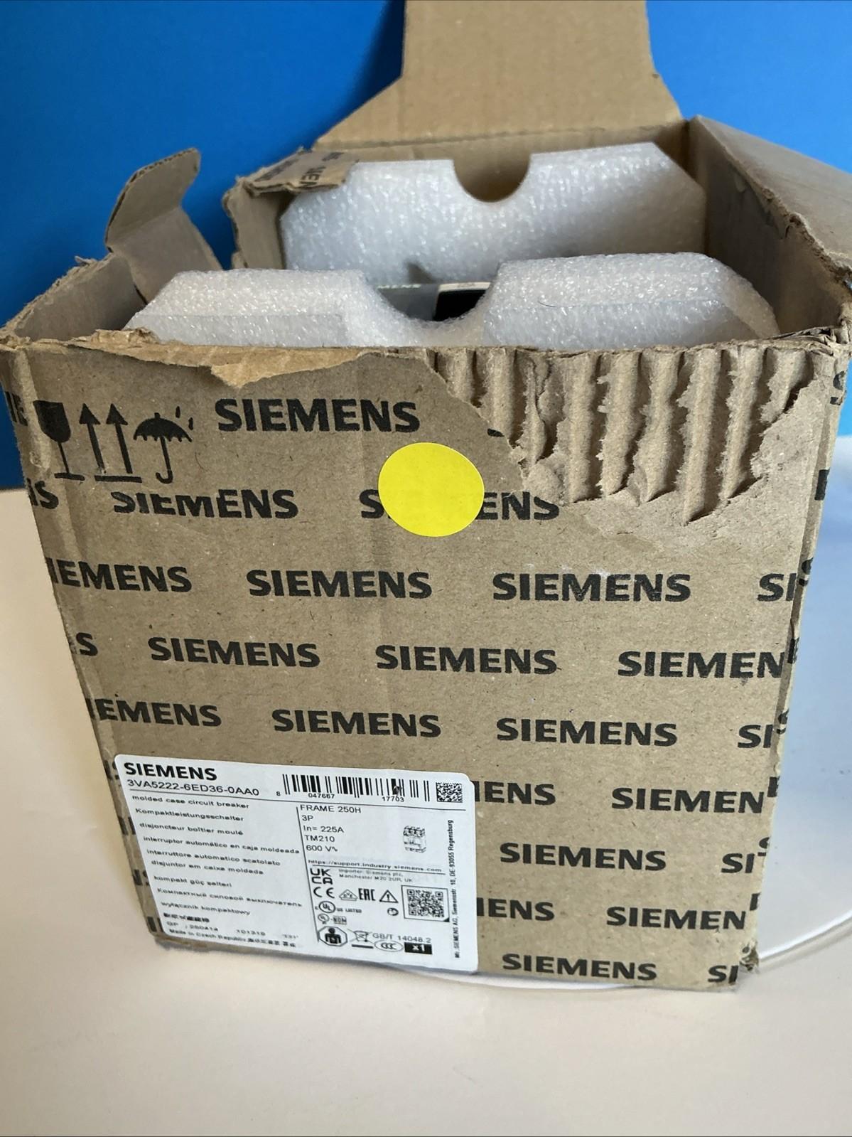 3VA5222-6EC36-0AA0 225A Circuit Breaker