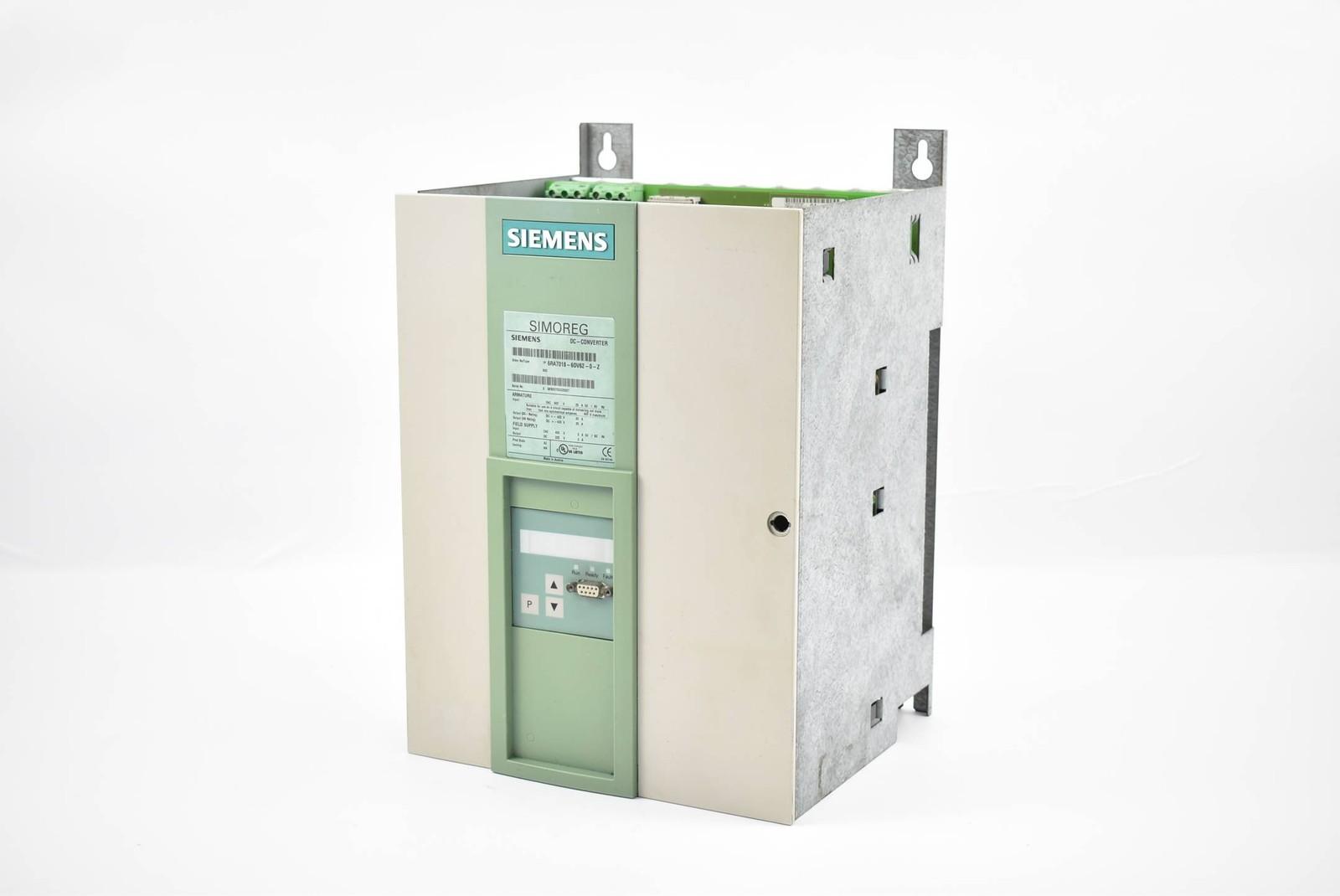 Simoreg DC Converter 6RA7018-6DV62-0-Z 6RA7 018-6DV62-0-Z E.A2