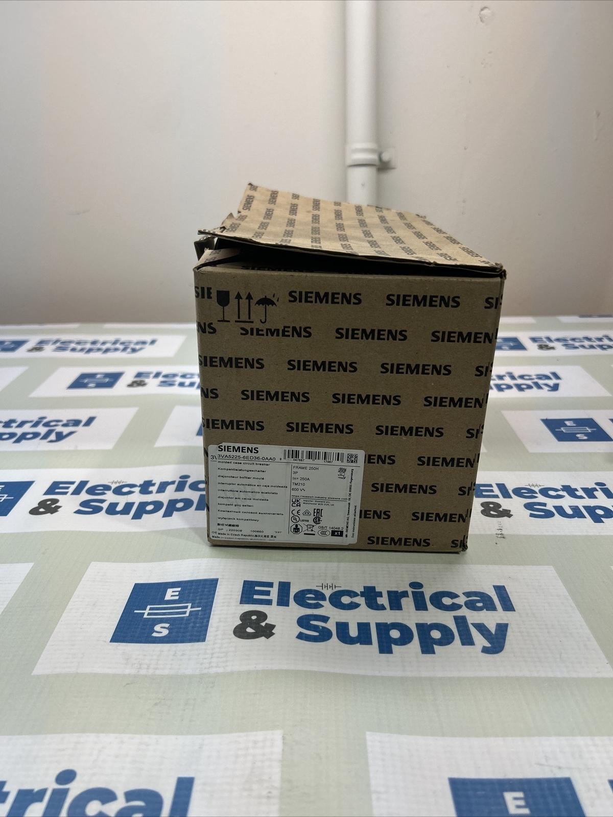 3va5225-6ed36-0aa0 3VA4 250a Pole 600v