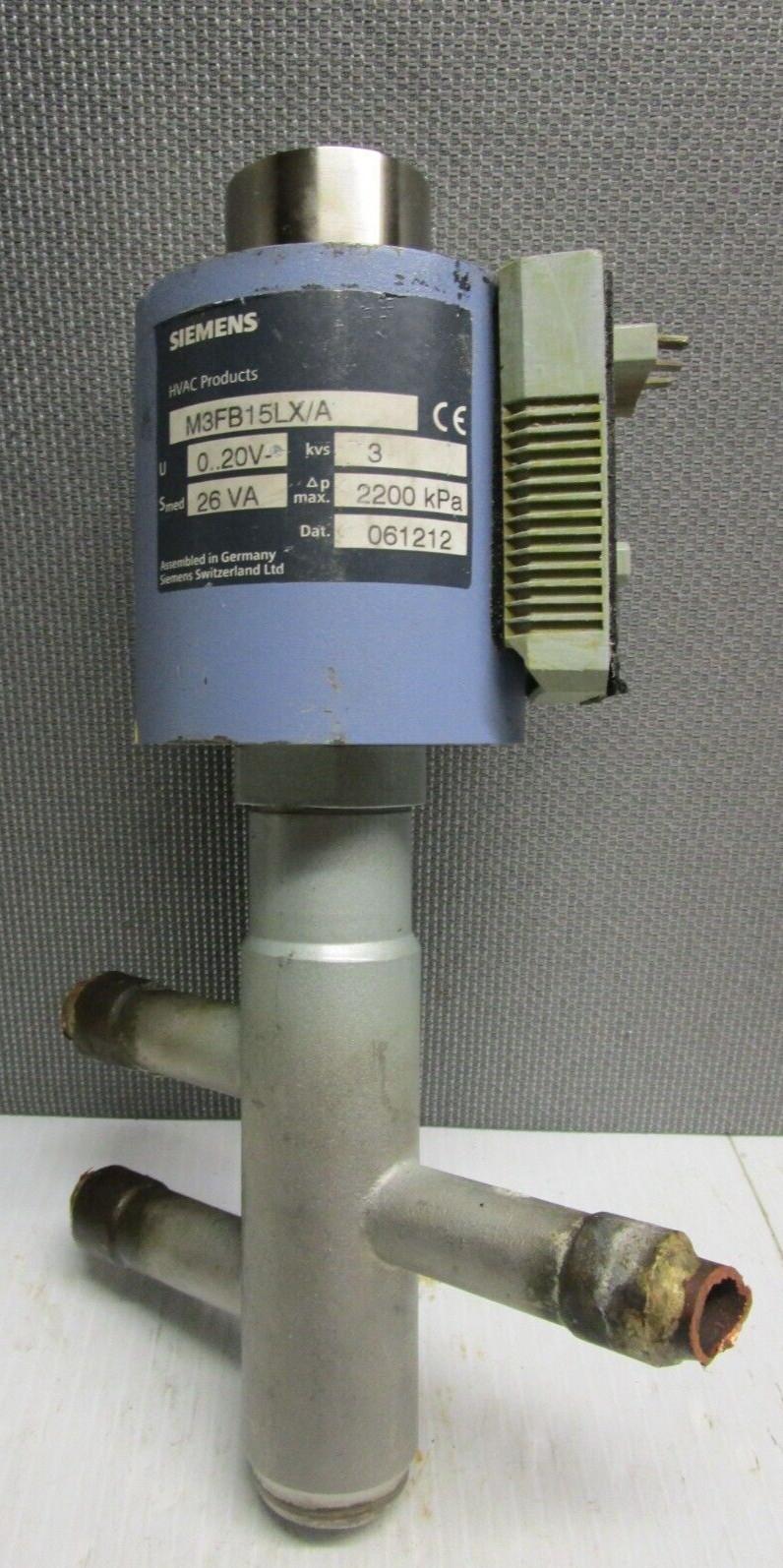 Landis & Staefa M3FB15LX/A Hot Gas Bypass Control Valve