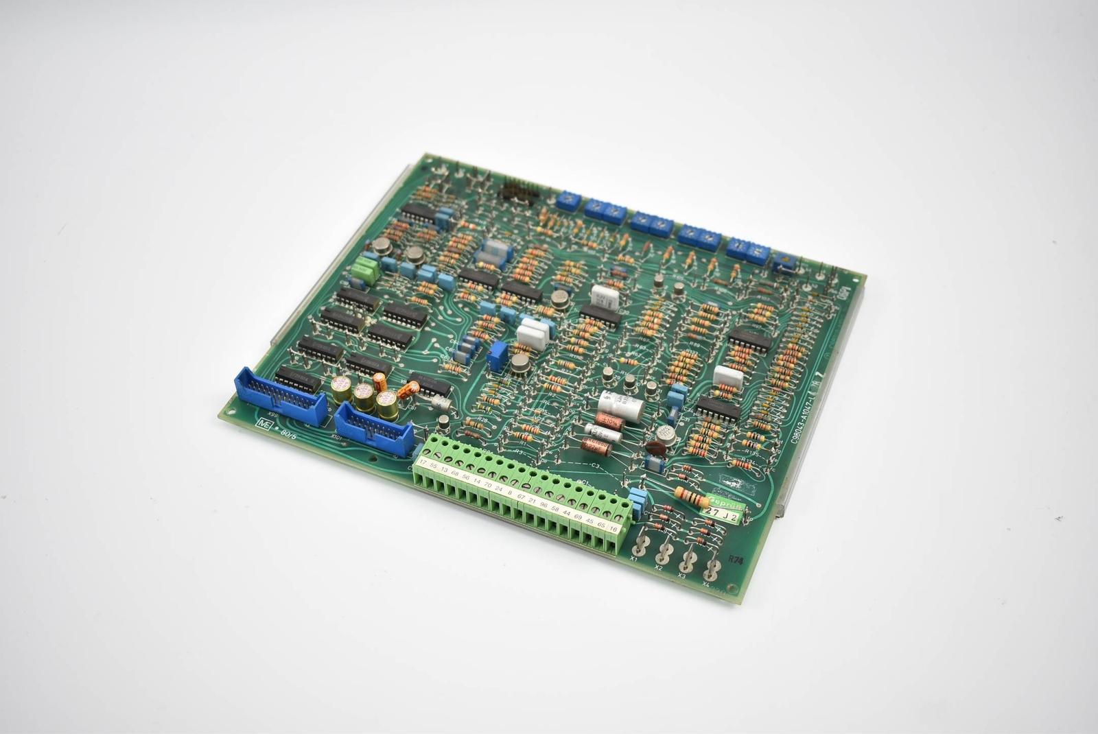 Control Card C98043-A1047-L4 28 C98040-A1047-P1-26-86)