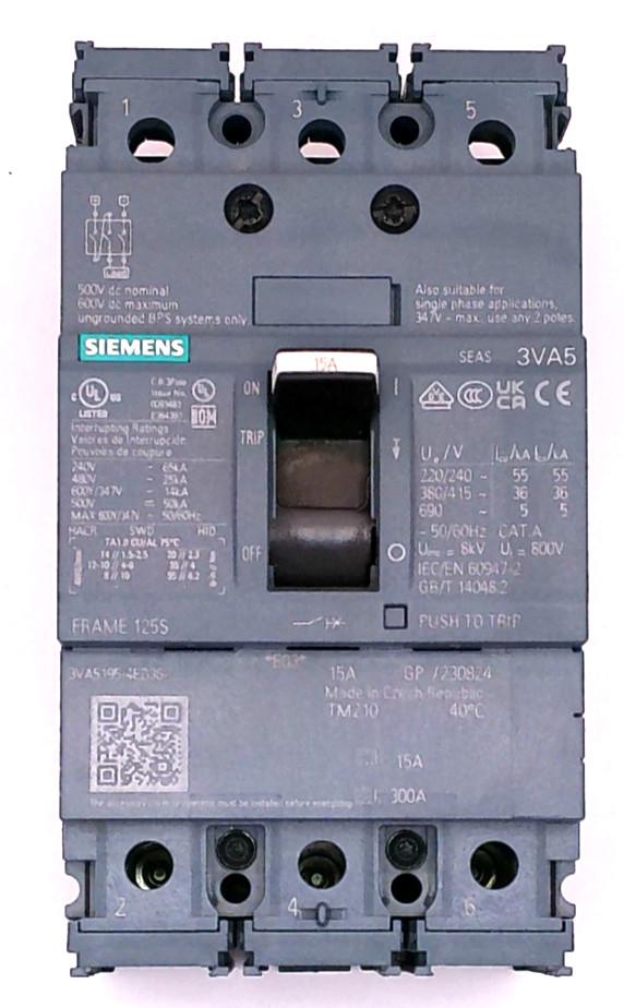 3VA5195-4ED36-0AA0 Pole Circuit Breaker