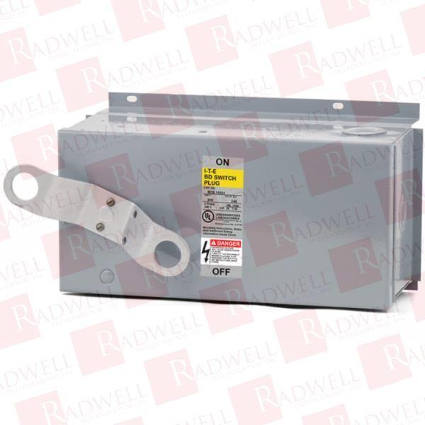 BOS14324, 200 AMP 240 VOLT, 3P, 3W, FUSIBLE, BD Switch buss plug 200A