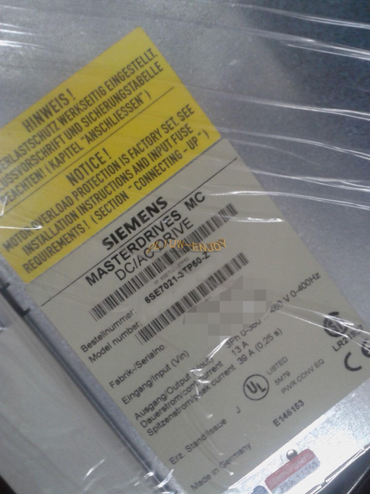 6SE7 021-3TP50 MOTION CONTROL INVERTER COMPACT 6SE7021-3TP50