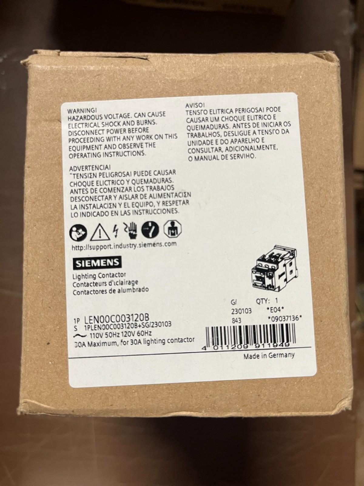 LEN00C003120B 110/120V 70A NUPI
