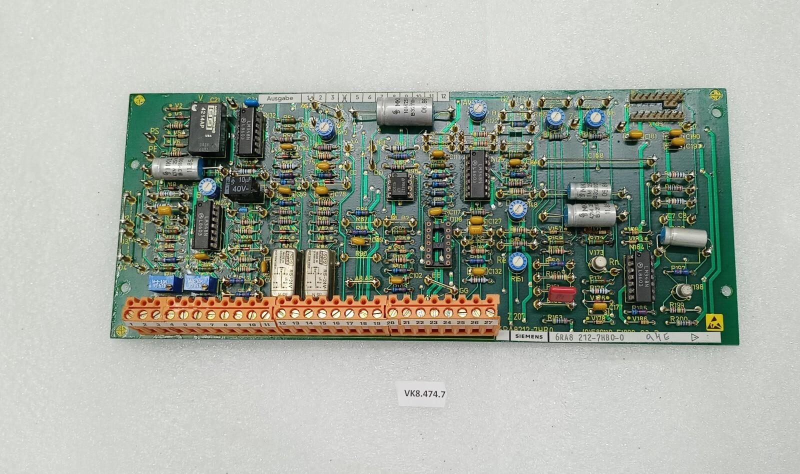 6RA8 212 7HB0 CARD