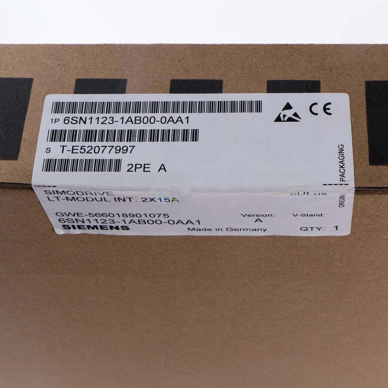 6SN1 123-1AB00-0AA1 6SN1123-1AB00-0AA1 SIMODRIVE 611 Power Module