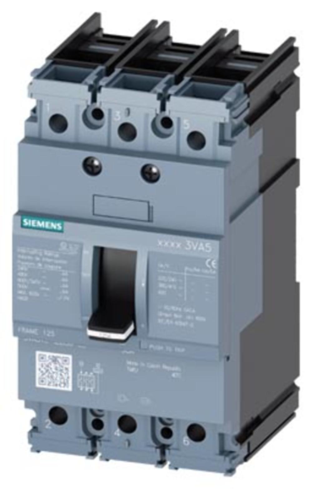 3VA5130-6ED36-0AA0 30A 690V 3-Pole 3VA51 Frame Circuit Breaker with Th