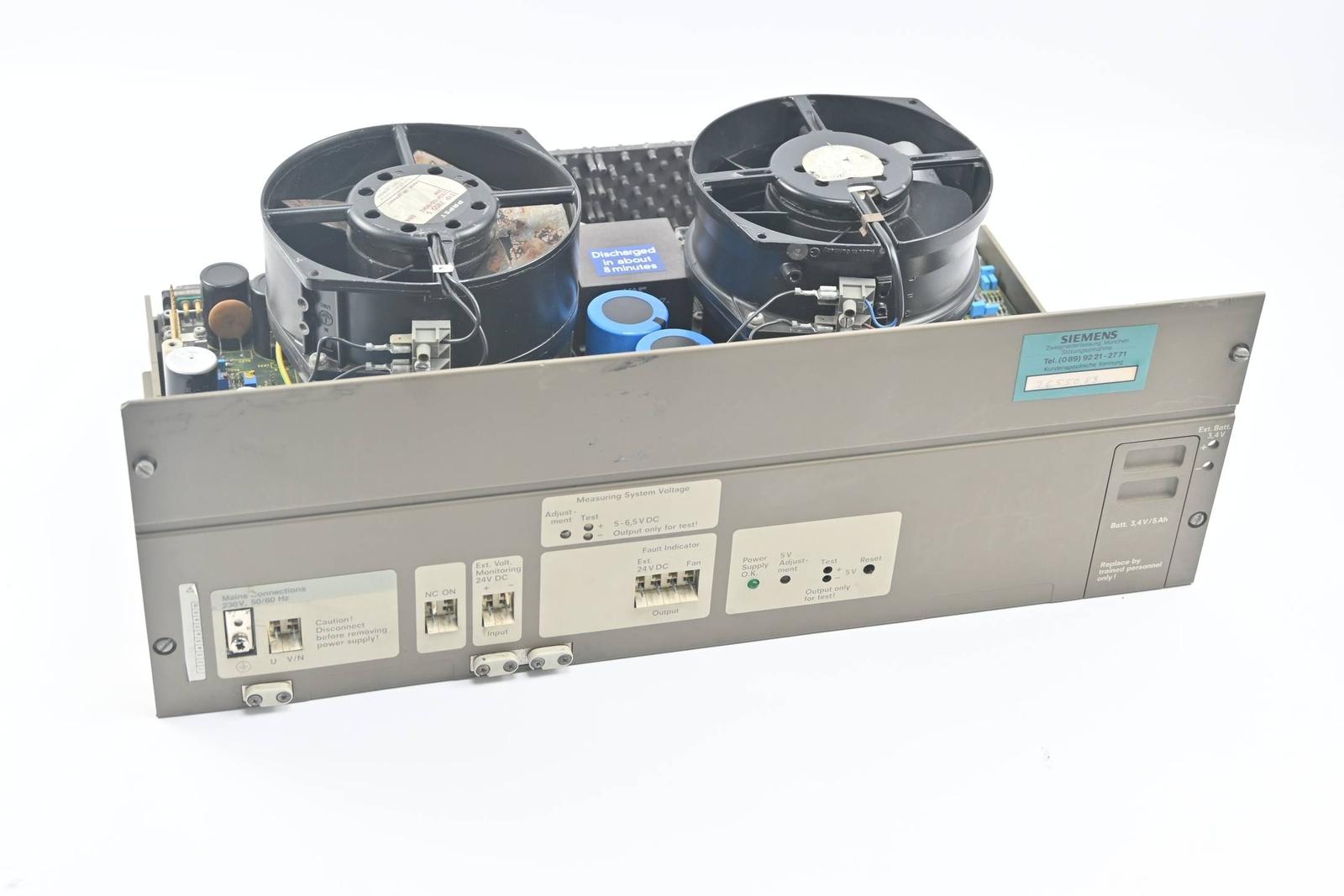FAULTY Sinumerik 800 Power Supply 6EW1861-2AB 6EW1 861-2AB
