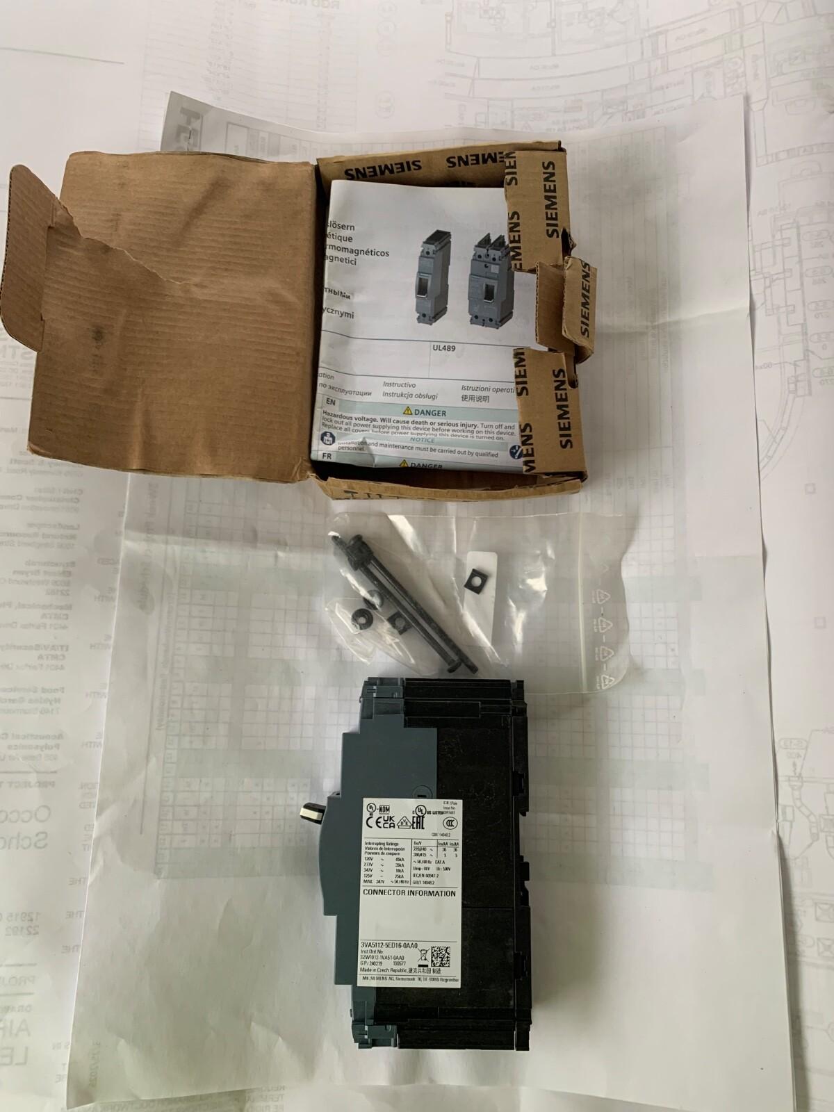 3VA5112-5ED16-0AA0 125 Amp single pole breaker