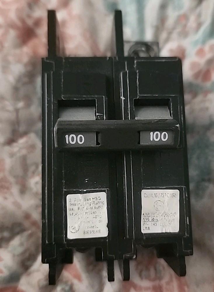 HB2B100 Pole 100 Amp 120/240 Breaker, Take Out, J7