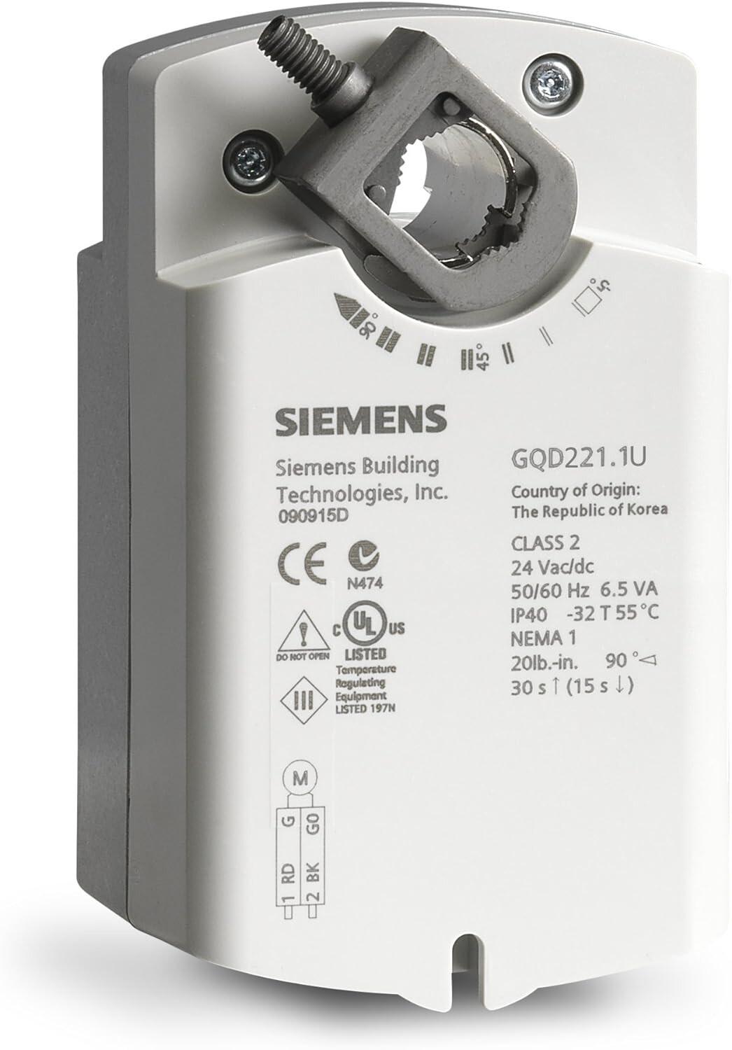 GQD221.1U SR,20 LB-IN, 2PT, 120VAC