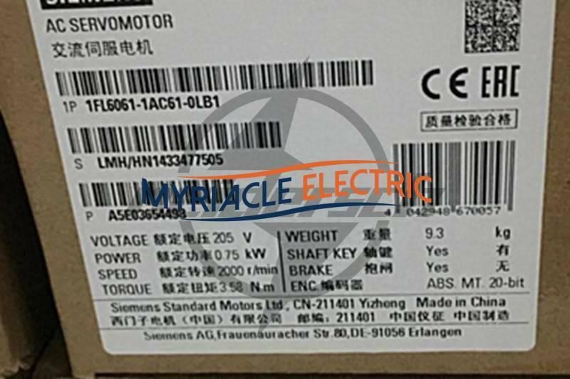 Servo Motor 1FL6061-1AC61-0LB1