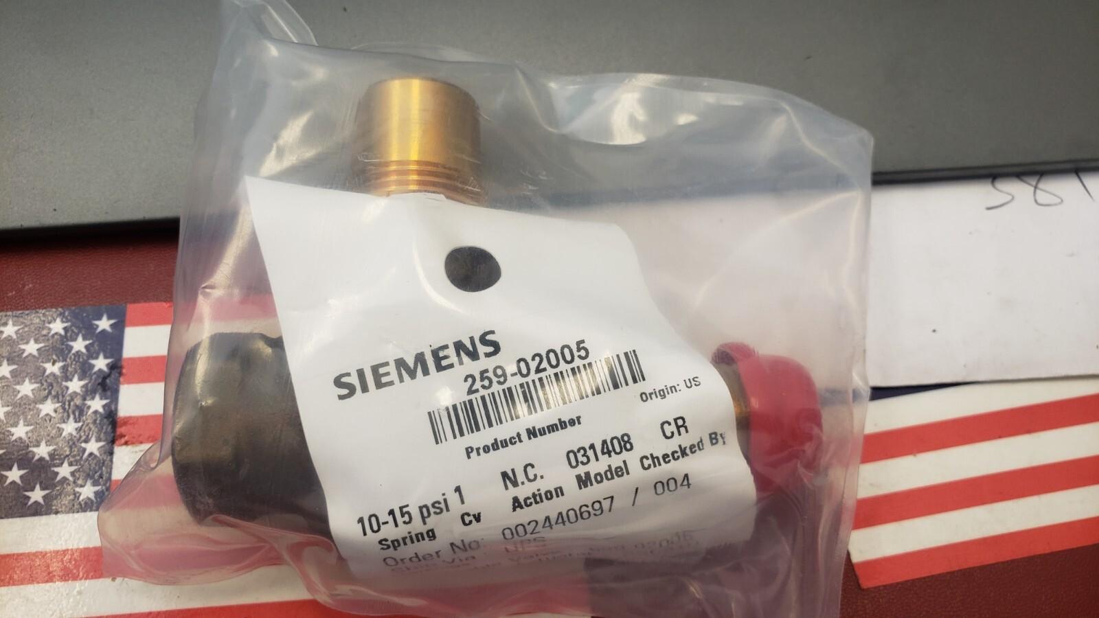 259-02005 Valve Assembly NC 1/2″ 1.0Cv FxUM Brass Trim Elect Act NSR