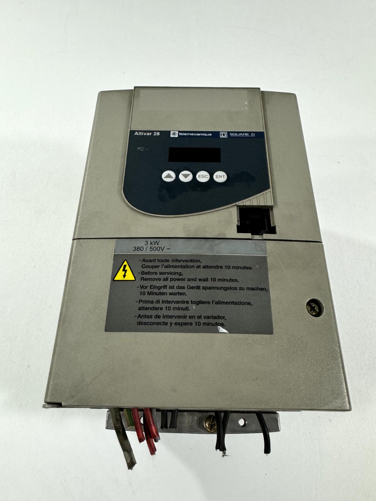 Square D Telemecanique Altivar 28 ATV28HU54N4 3KW