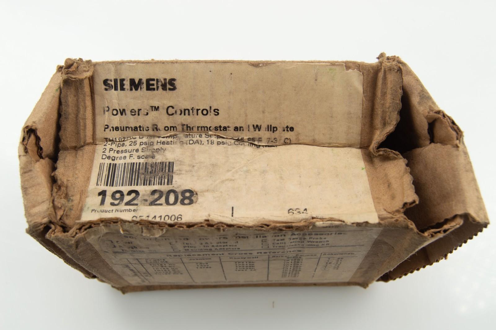 192-208 Pneumatic Thermostat Dual Temperature Heating And Cooling