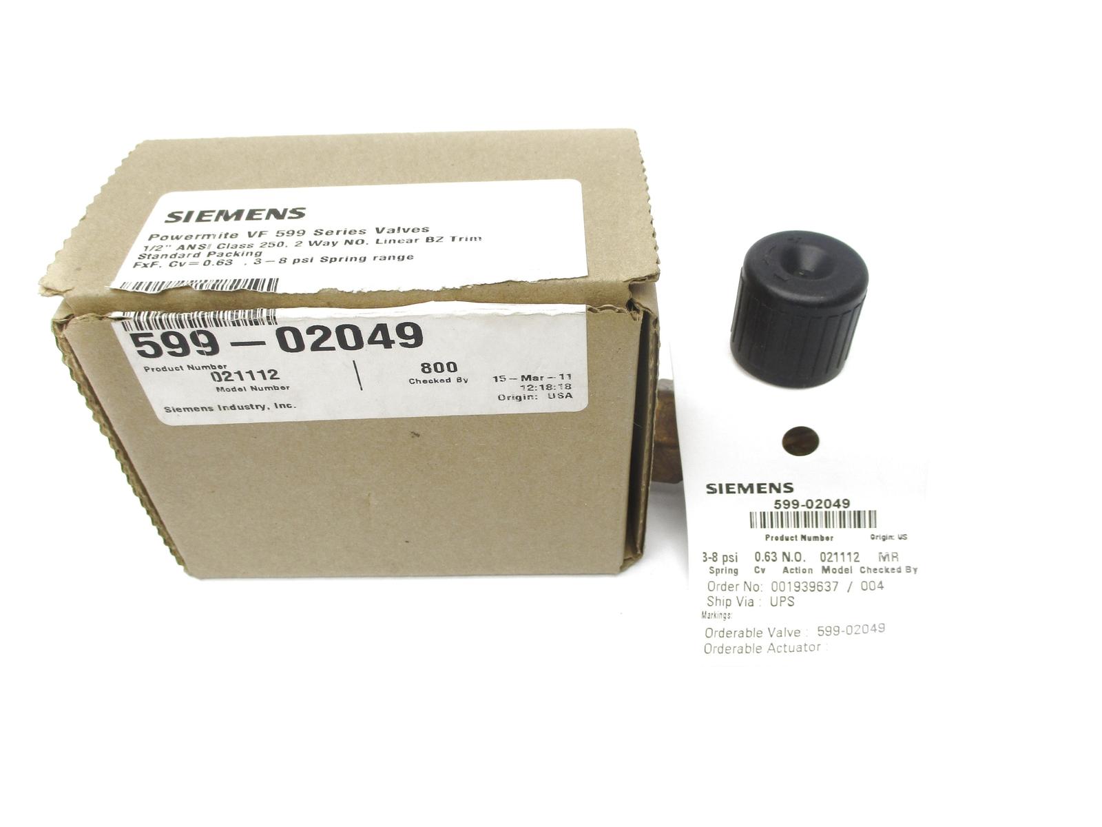 599-02049 3-8PSI NSMP