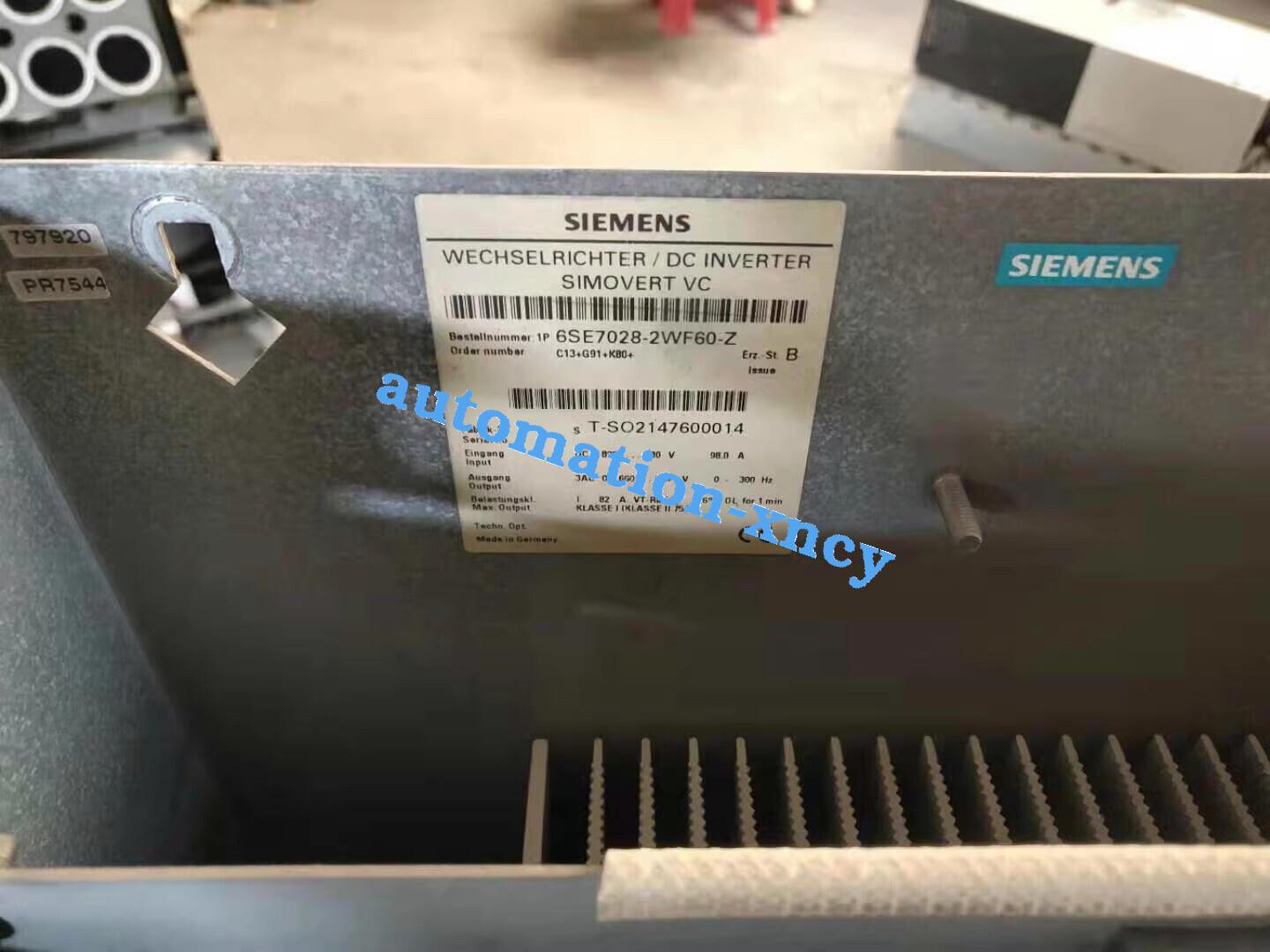6SE7031-7WG60-Z K80+L30+G91 VECTOR CONTROLLED INVERT