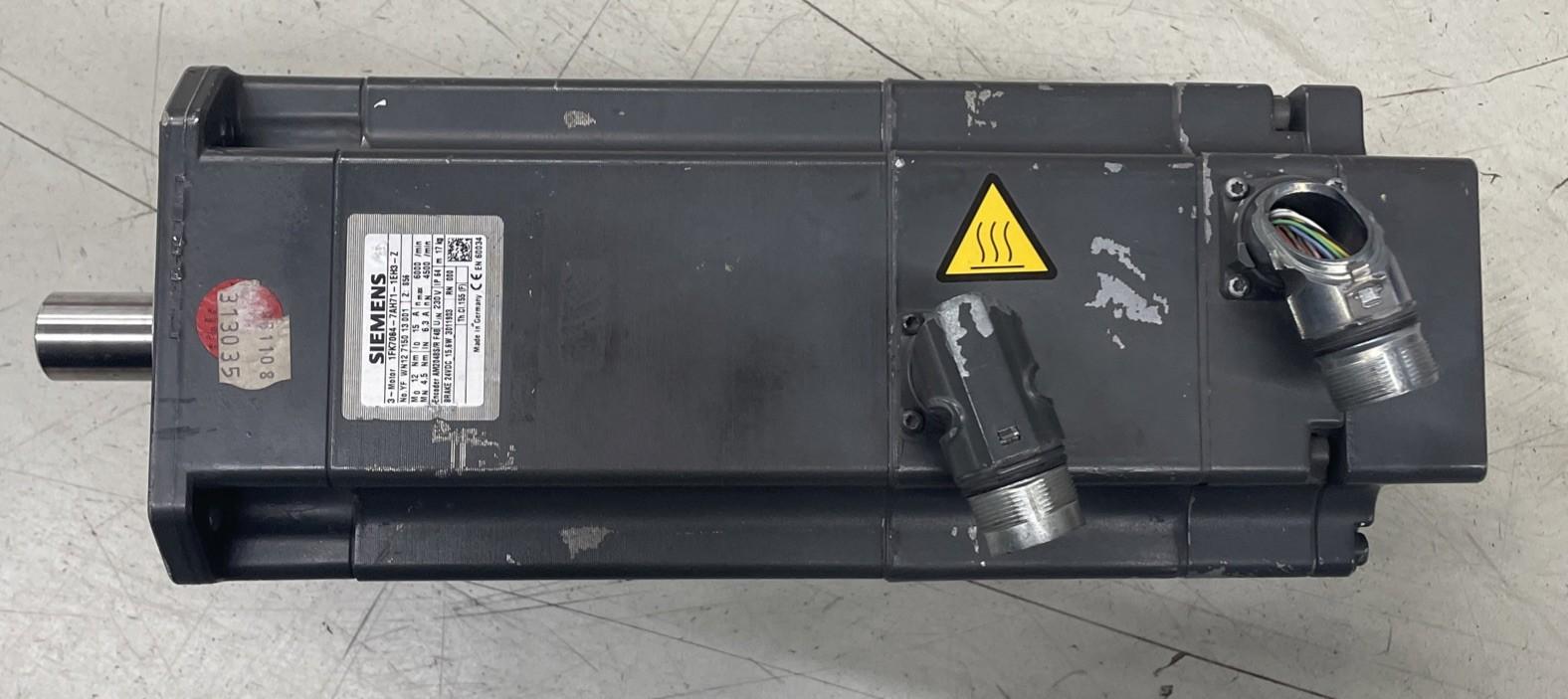 3~Permanent Magnet Motor Synchronous Motor 1FK7064-7AH71-1EH3-Z Broken Pin