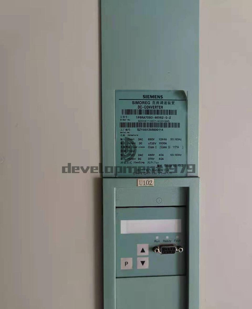 ONE Inverter 6RA7093-4KV62-0-Z Z=S00+K11+K01+K00+G95