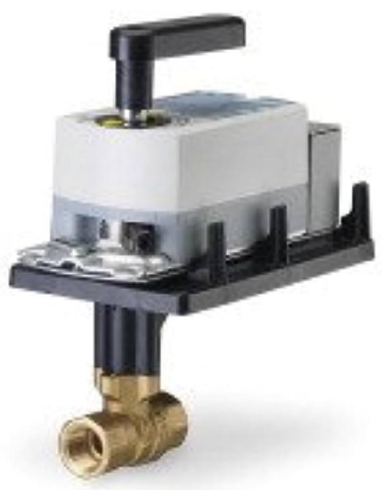 172F-10313 2-Way 1" Ball Valve, Cv 16, Chrome-Plated Ball Brass Stem