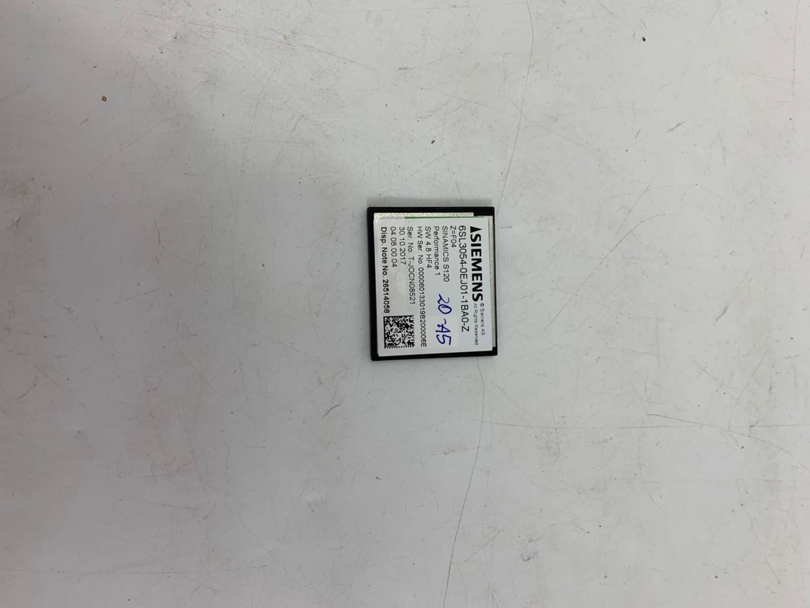 6SL3054-0EJ01-1BA0-Z COMPACT FLASH CARD