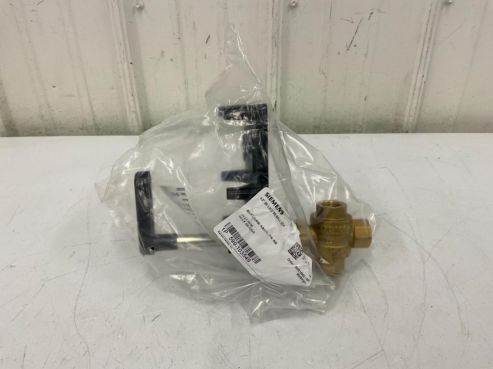 599-10354S Ball Valve 3-Way 1/2 In. Npt