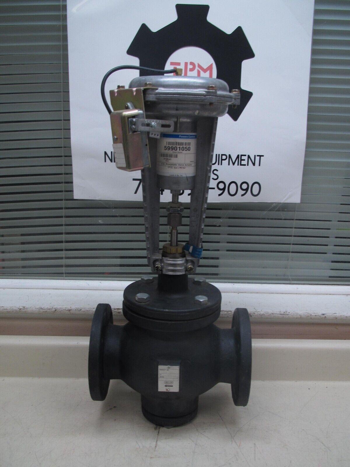 Siemens 3-1/2" Flanged Cast Iron Flowrite Control Valve 283-05981