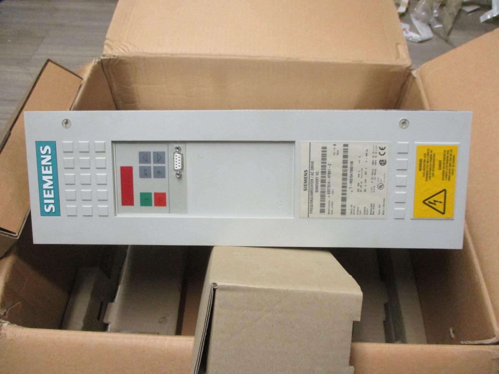6SE7014-5FB61-Z SIMOVERT VC AC Drive 600VAC 4.5A Issue
