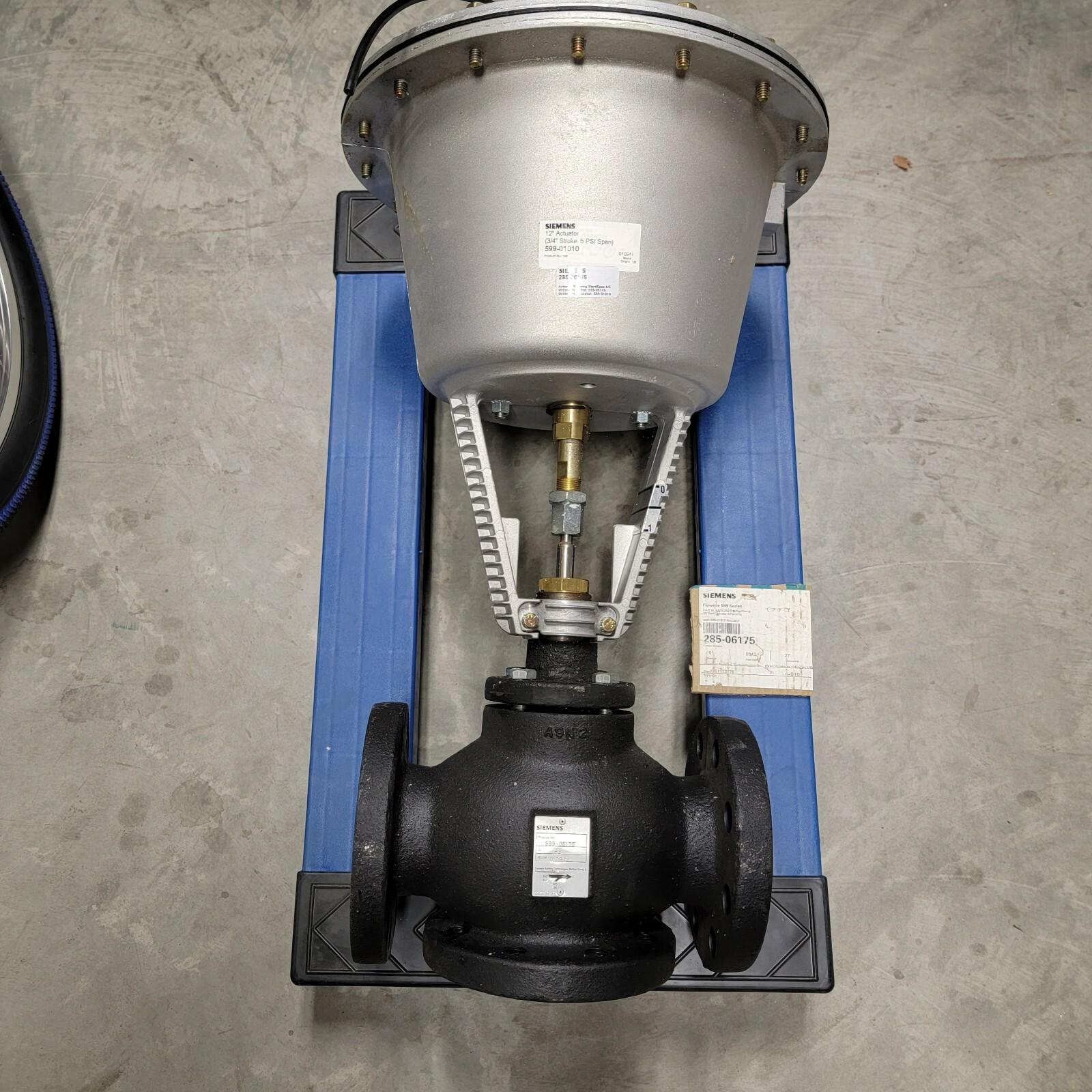 285-06175 2.5" Globe Valve with 12" Actuator 599-01010 3/4 Stroke PSI