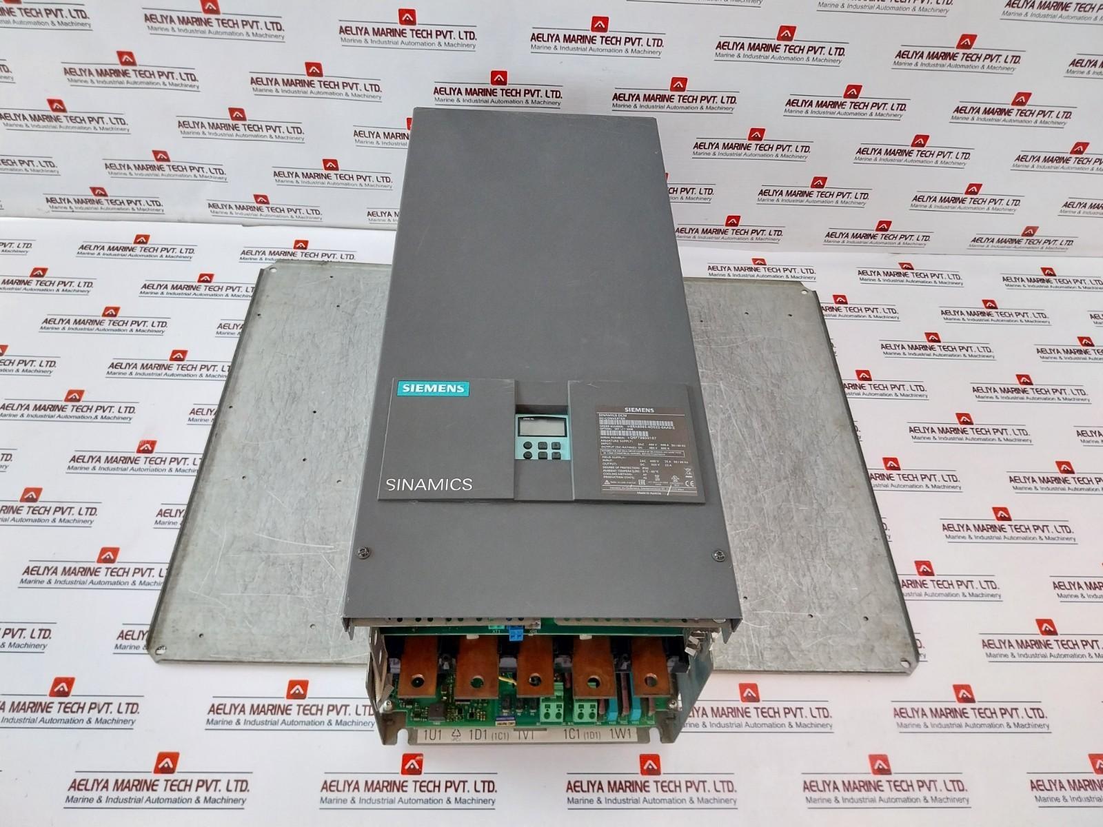 1P 6RA8085-6DS22-0AA0-Z SINAMICS DCM DC Converter 3AC 400V 498A 50/60 HZ