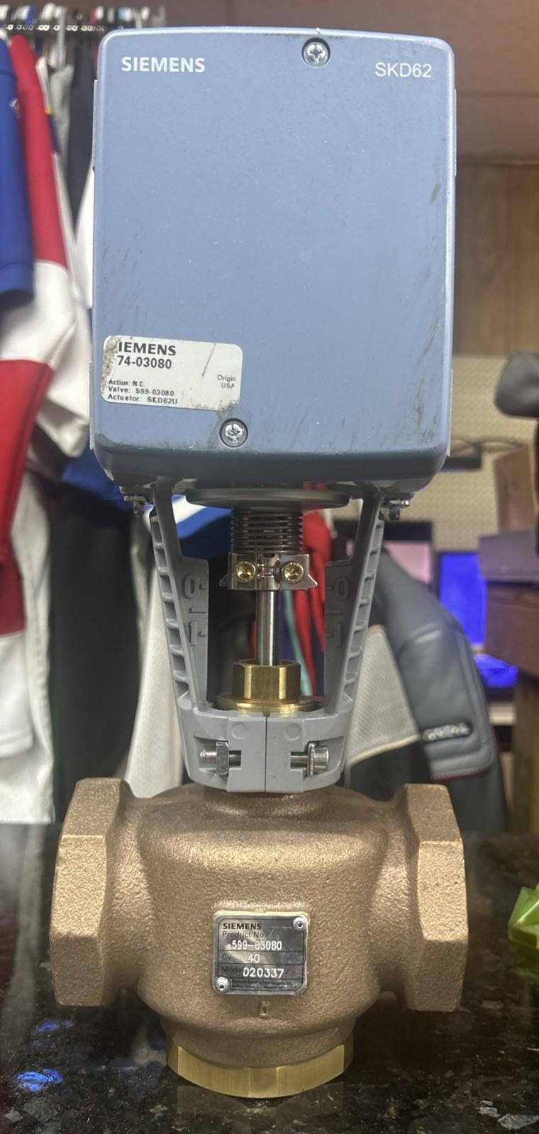 274-03080 Valve Actuator Assembly Inch NC SR 24V Stainless Steel Trim