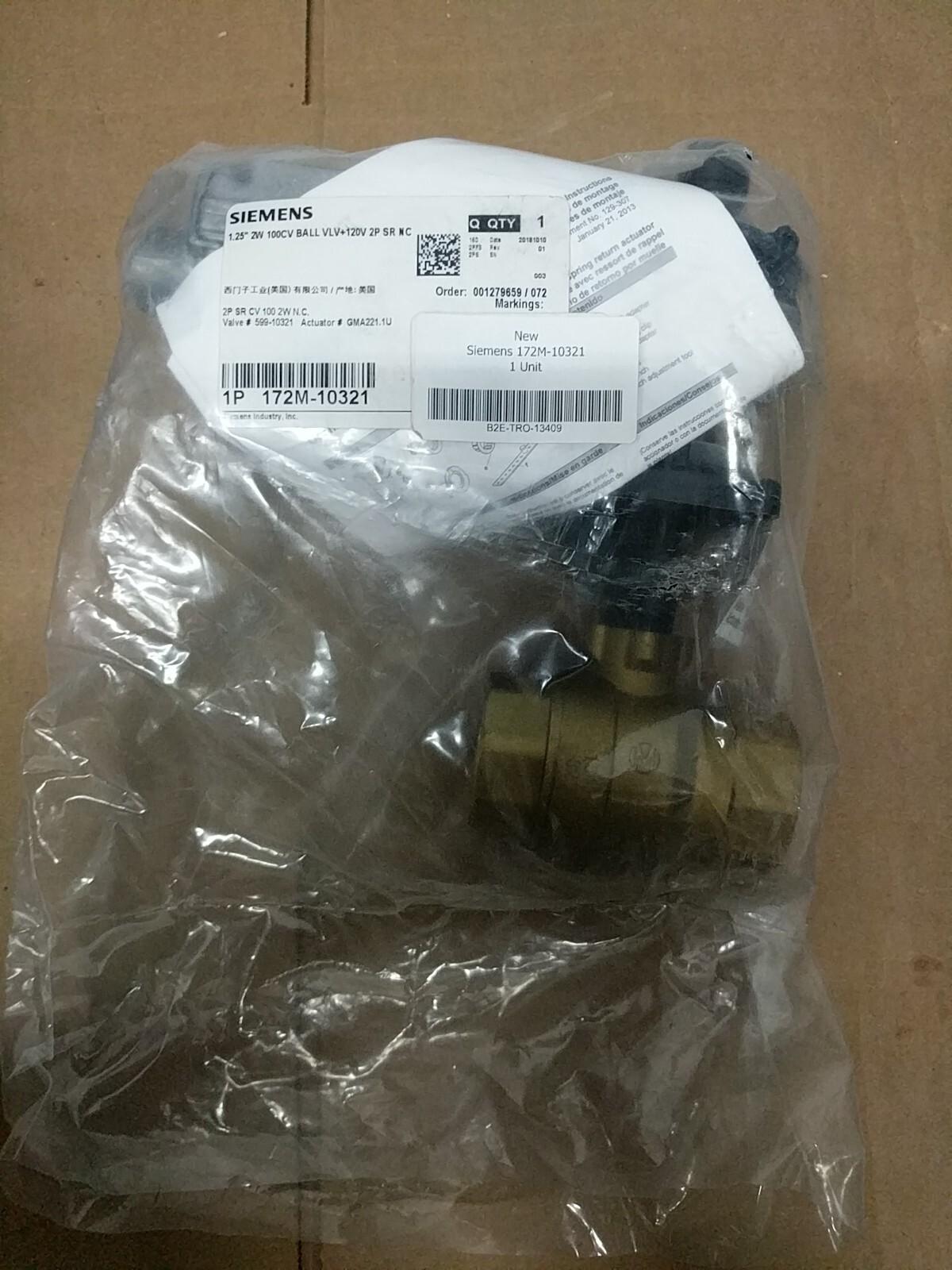 172M10321 VALVE/ACTUATOR 1.25" 2W 100CV BALL VALVE 120V 2P SR NC
