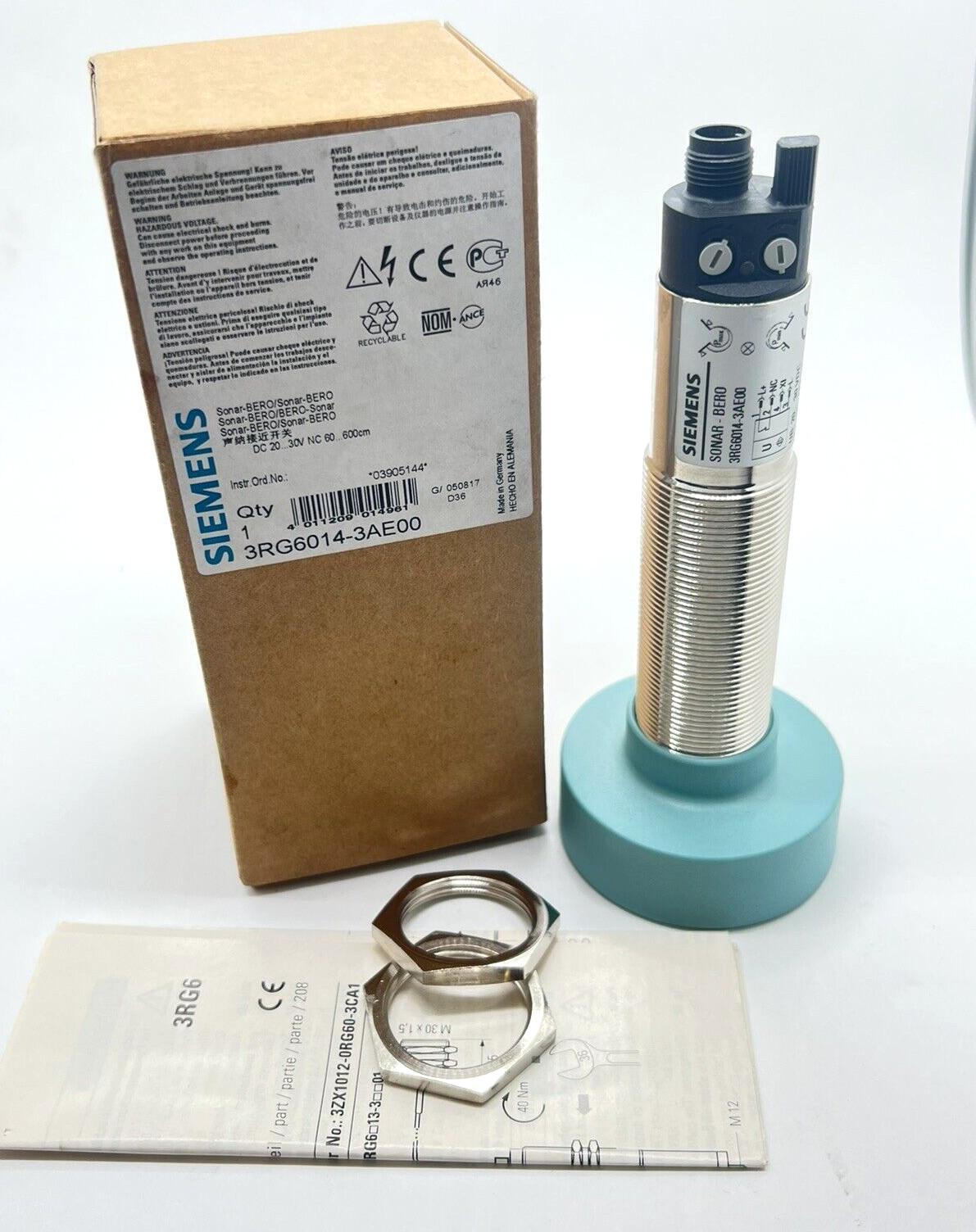 3RG6014-3AE00 Compact Sonar Bero 3RG60 14-3AE00 3RG6 014-3AE00