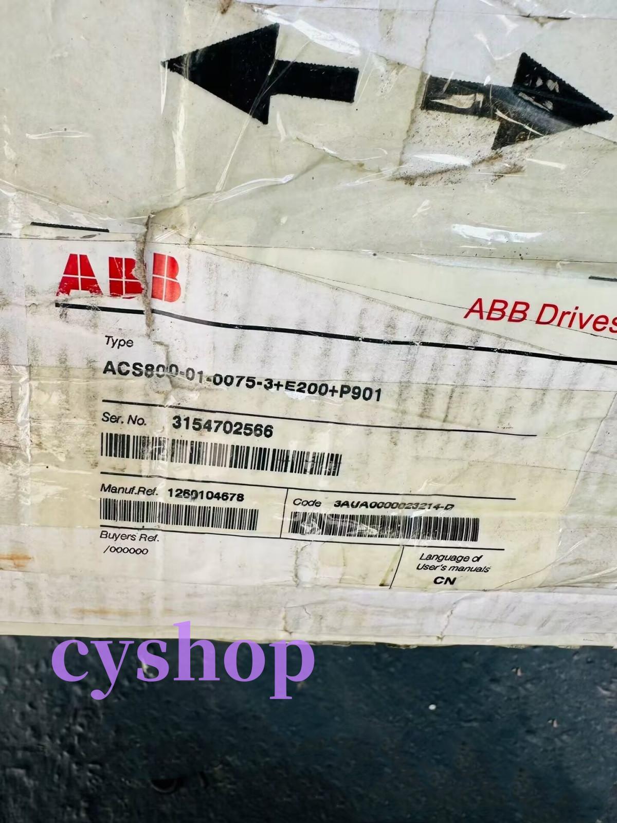 ACS800-01-0075-3+E200+P901 converter or