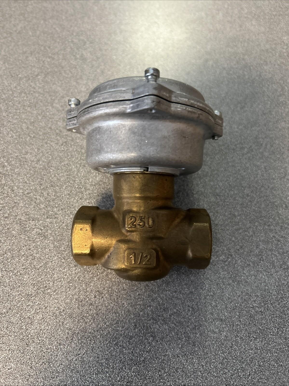 257-02055 1/2 2-Way Normally Open Valve Assembly, 3-8 psi, 2.5 Cv