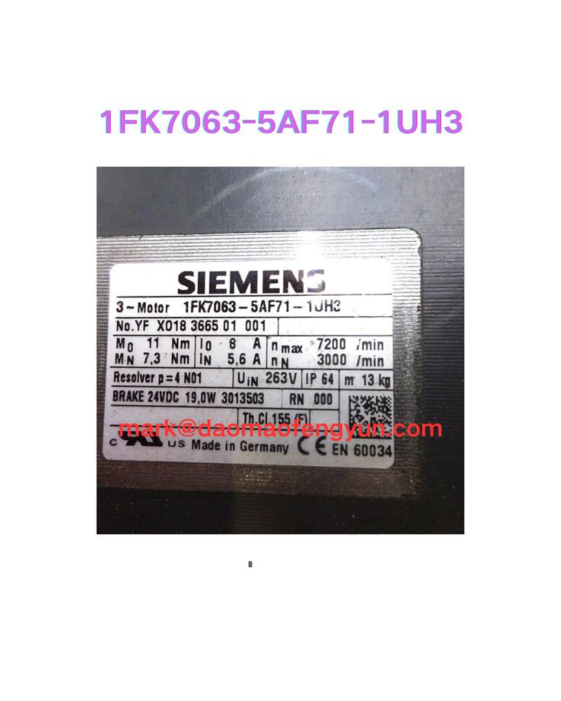 1FK7063-5AF71-1UH3 Second hand motor test OK,