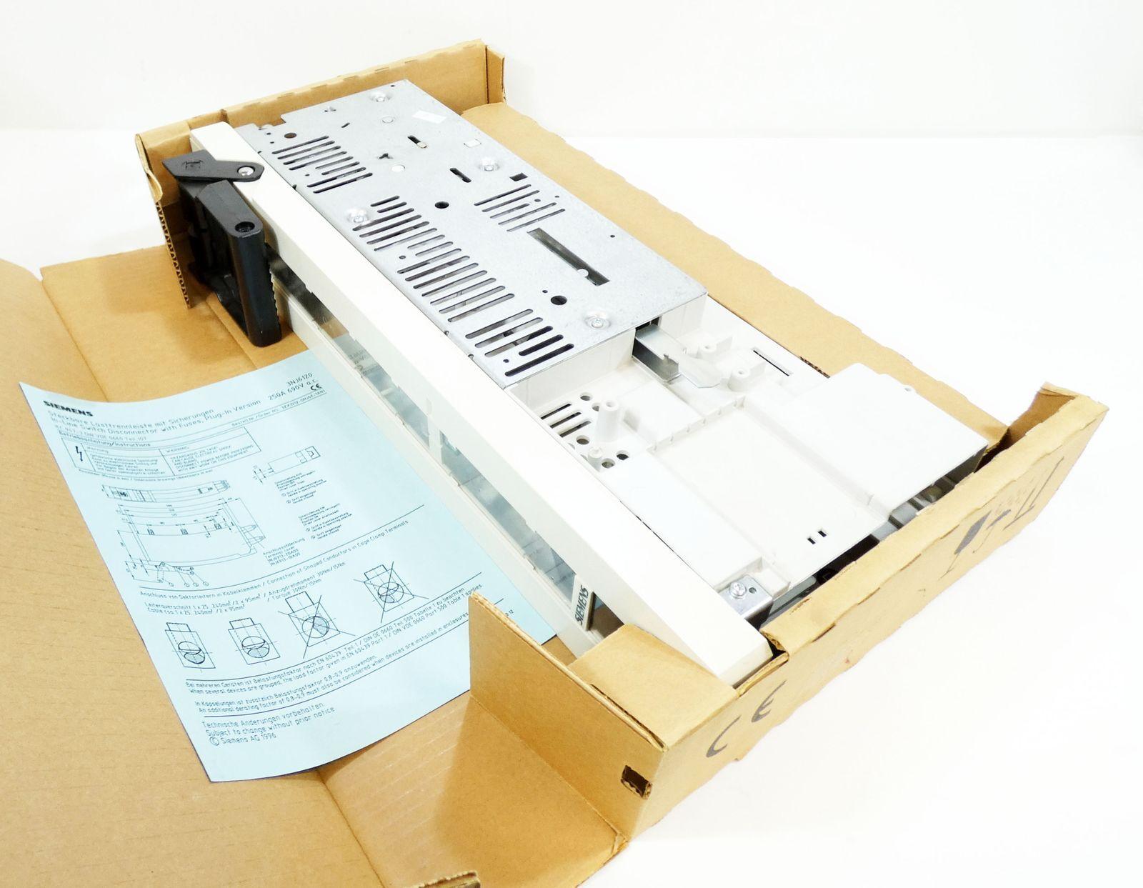 3NJ6120-3EA01-0BB0 E:01 plug-in load isolator strip original packaging-