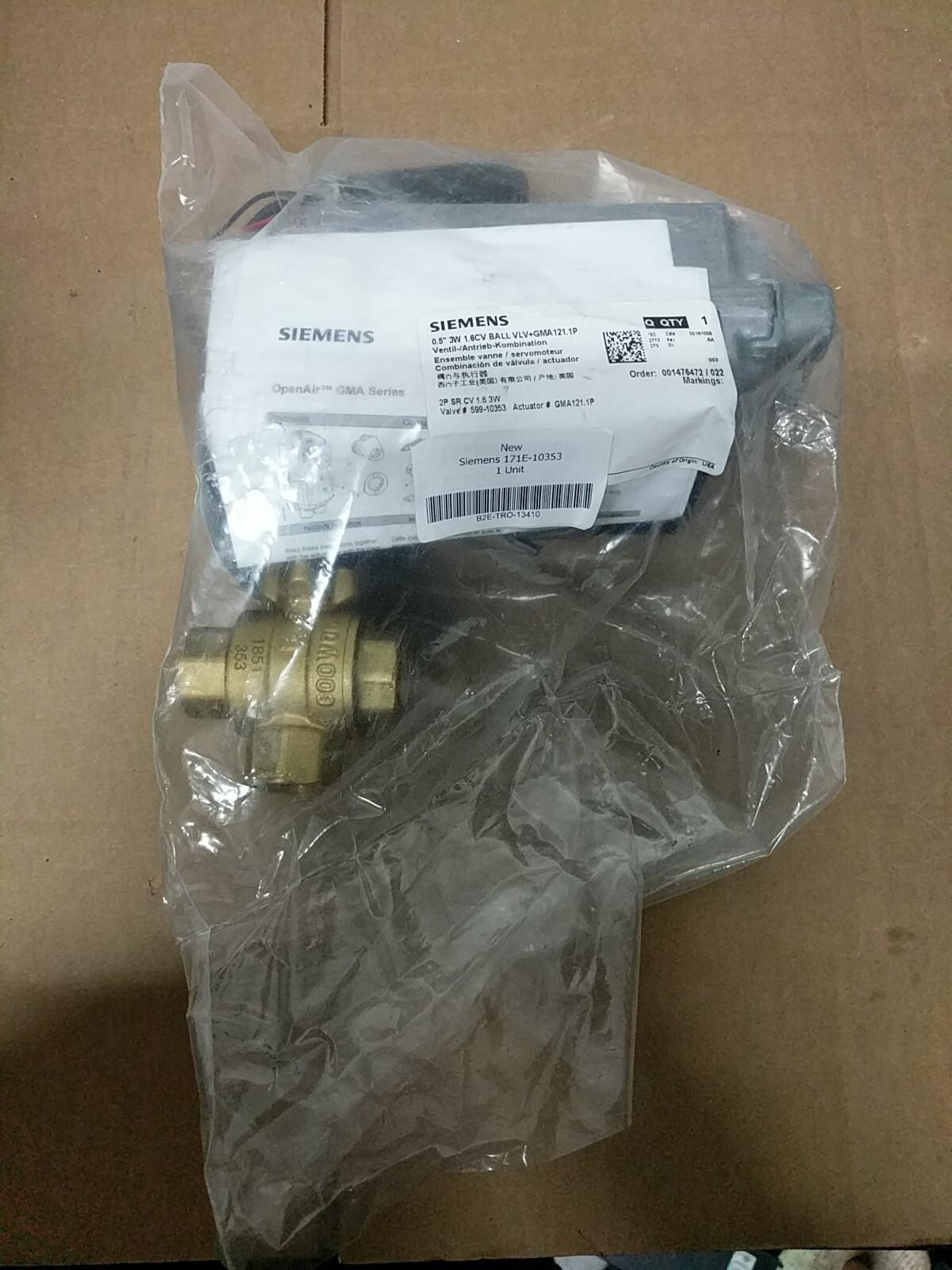 171E10353 VALVE/ACTUATOR 0.5" 3W 1.6CV BALL VALVE GMA121.1P