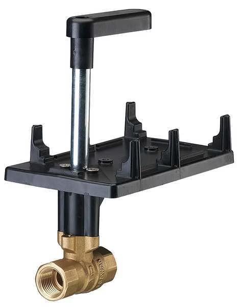 599-10305S HVAC Ball Valve,Two-Way,Brass,1/2 in 25DW82