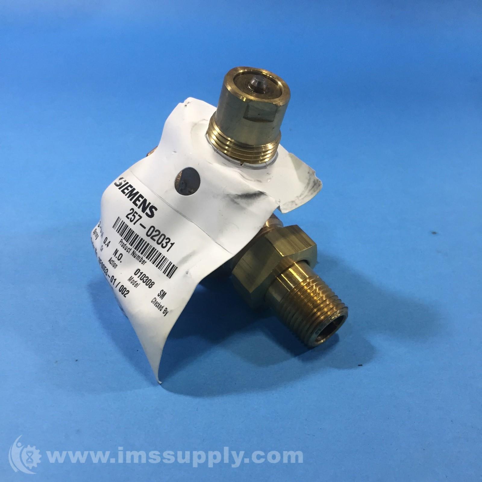 257-02031 2-Way Normally Open Control Valve FNIP