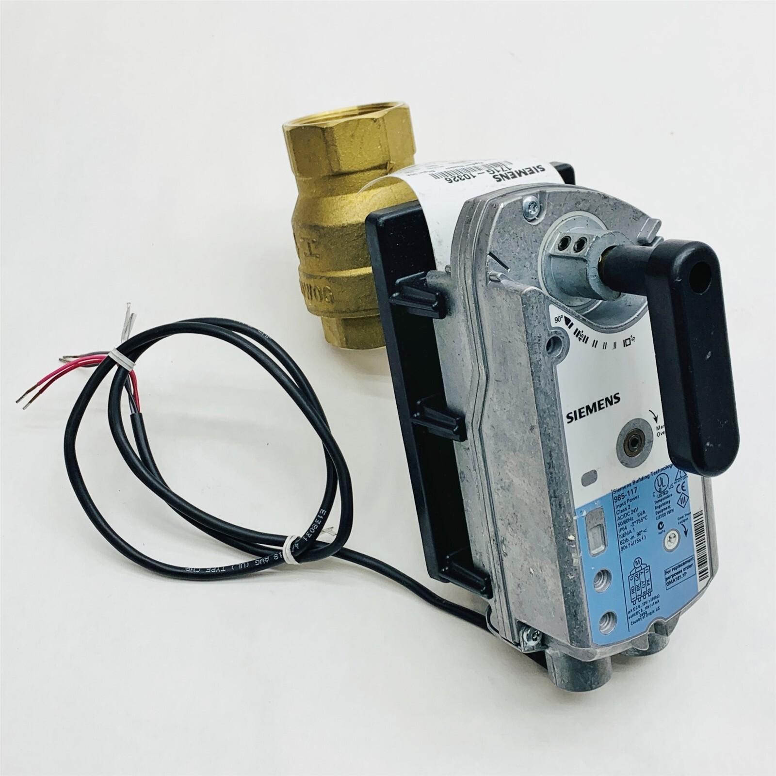 171G-10326 2-Way 1-1/2" Ball Valve) 0-10 SR GMA161.1P Actuator 985-117