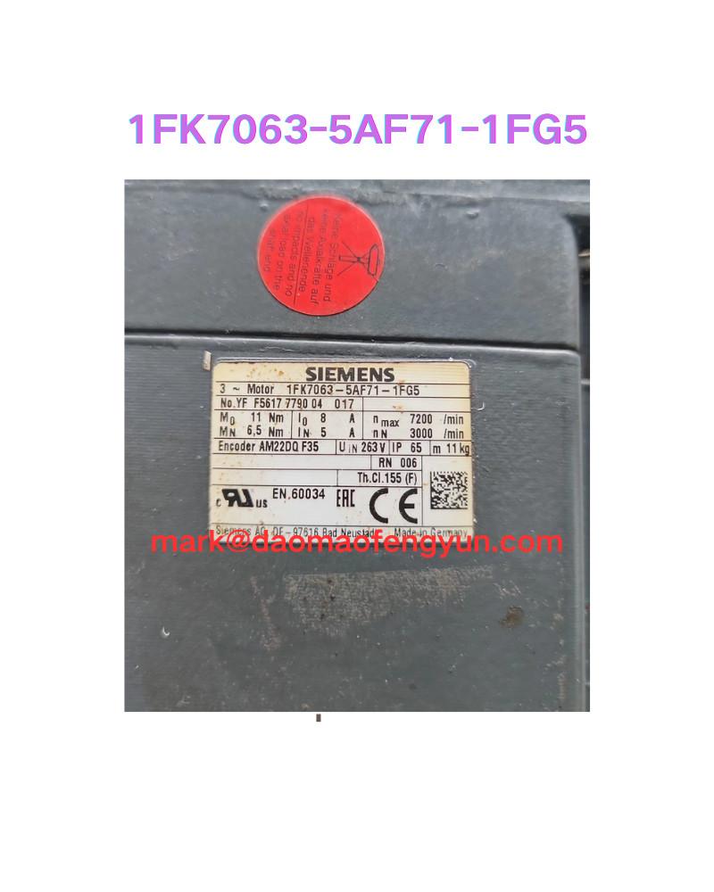 1FK7063-5AF71-1FG5 Second hand motor test OK,