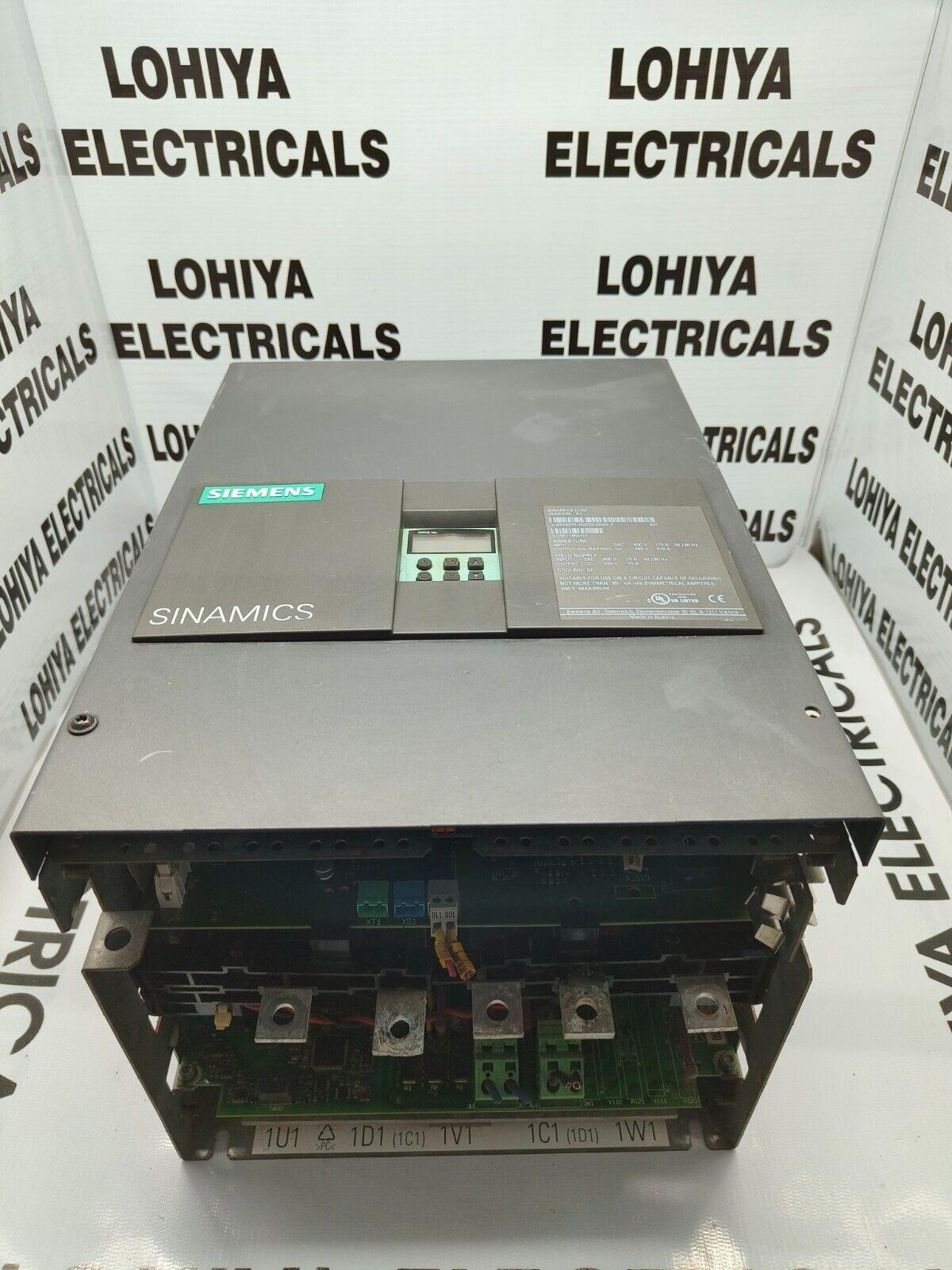 6RA8075-6DS22-0AA0-Z DC CONVERTER CONDITION