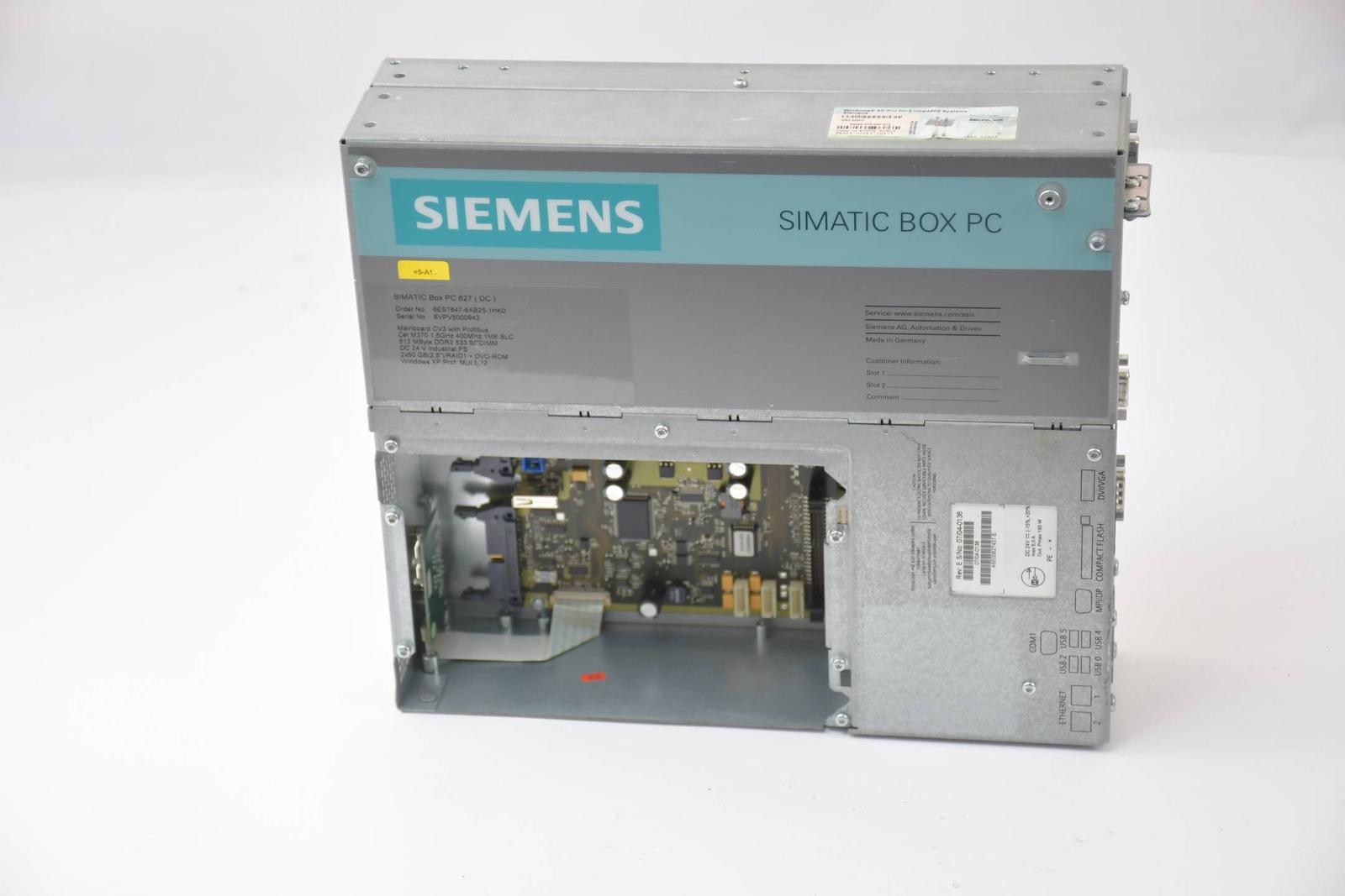 Simatic Box 627 6ES7647-6AB25-1HK0 6ES7 647-6AB25-1HK0 E10
