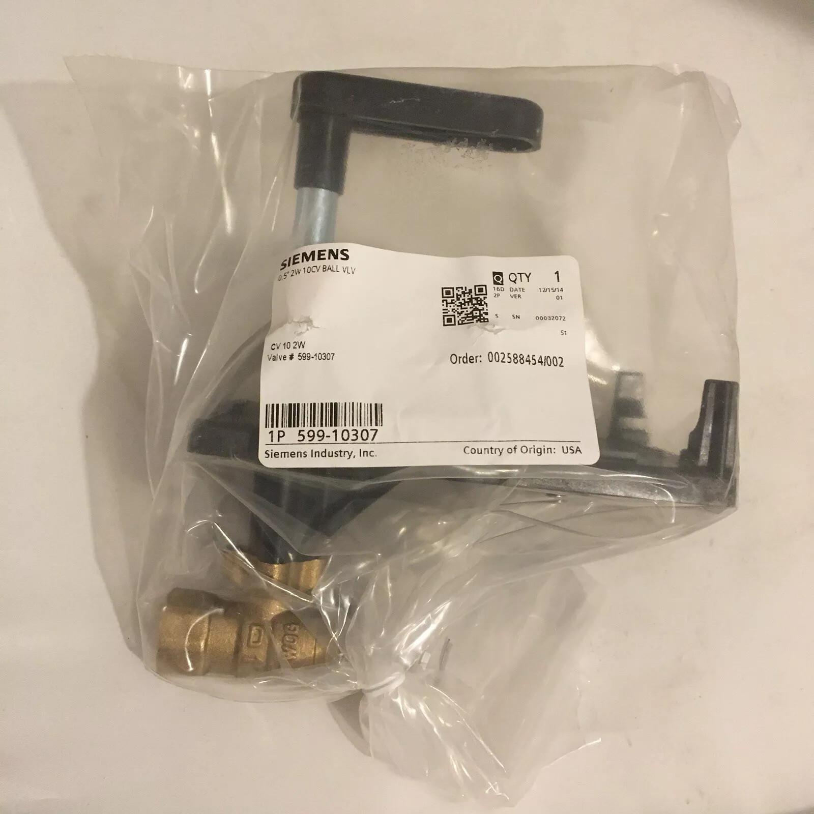 599-10307 Two-Way 1/2" Brass Water Mixing Ball Valve 10CV 0.5"