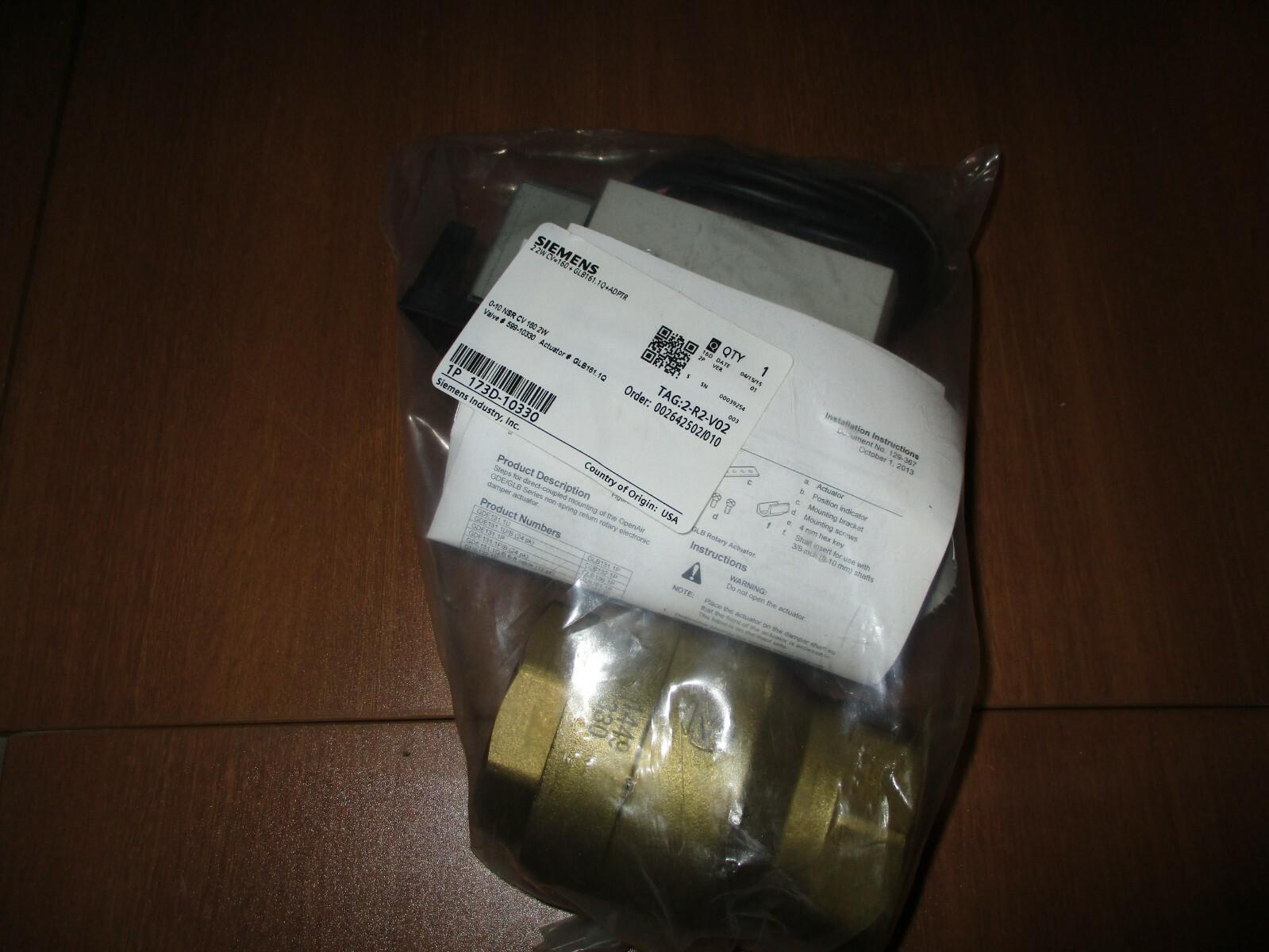 OPEN AIR ACTUATOR 2" WAY VALVE, PART#GLB161+599-10330, 100%